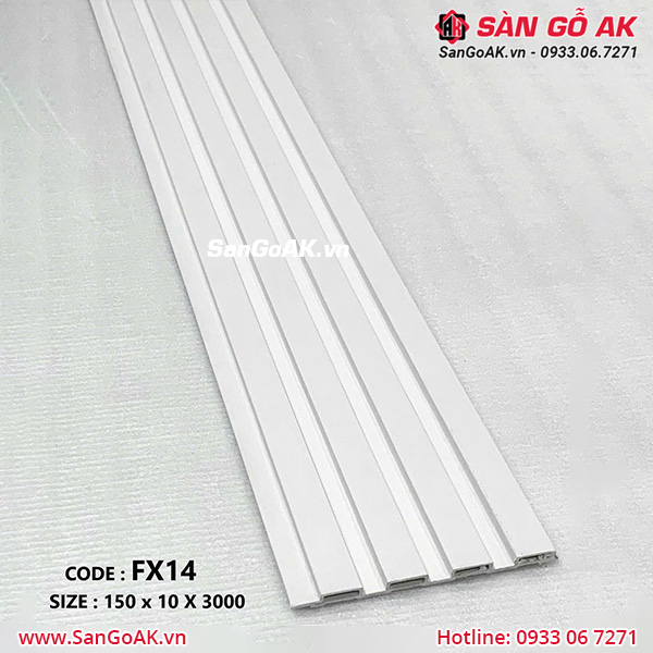 Tấm ốp lam 4 sóng thấp giá rẻ FX14 màu trắng